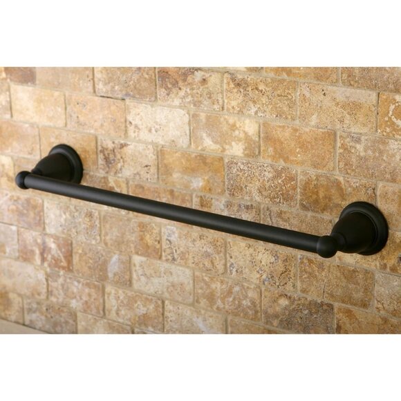 NEW Kingston Brass 18-Inch Heritage Towel-Bar, Oil Rubbed Bronze - Picture 2 of 6